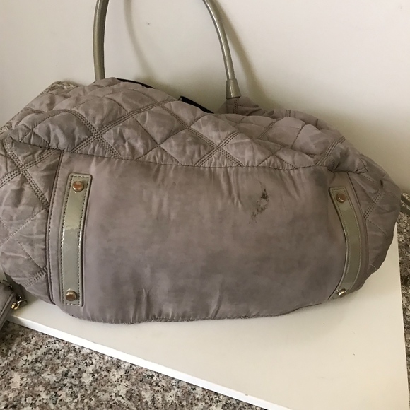 Kate Spade- gray Quilted Nylon Stevie Baby Bag - Picture 6 of 6